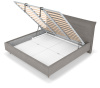 Спальное место 200х200, с подъемным механизмом, ткань Ultra Grey