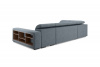 Диван-кровать, набор 11, ткань Сенсей (Scratch resistance) Smoke
