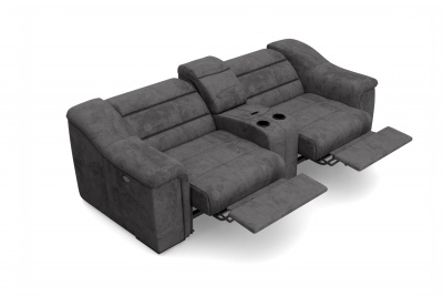 Диван-кровать, набор 150, ткань Aurora Graphite
