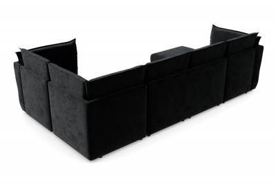 Диван-кровать, набор 1, ткань Сенсей Black Onyx